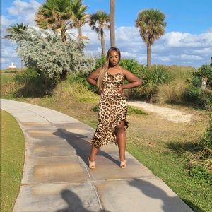 Leopard Ruffle Dress